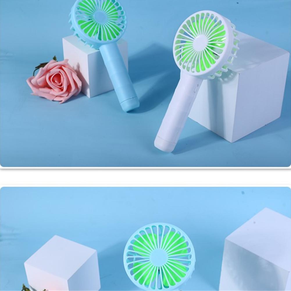 Portable Mini Fan Handheld Battery Powered Fan Desktop Air Cooler Outdoor Travel Hand Fan