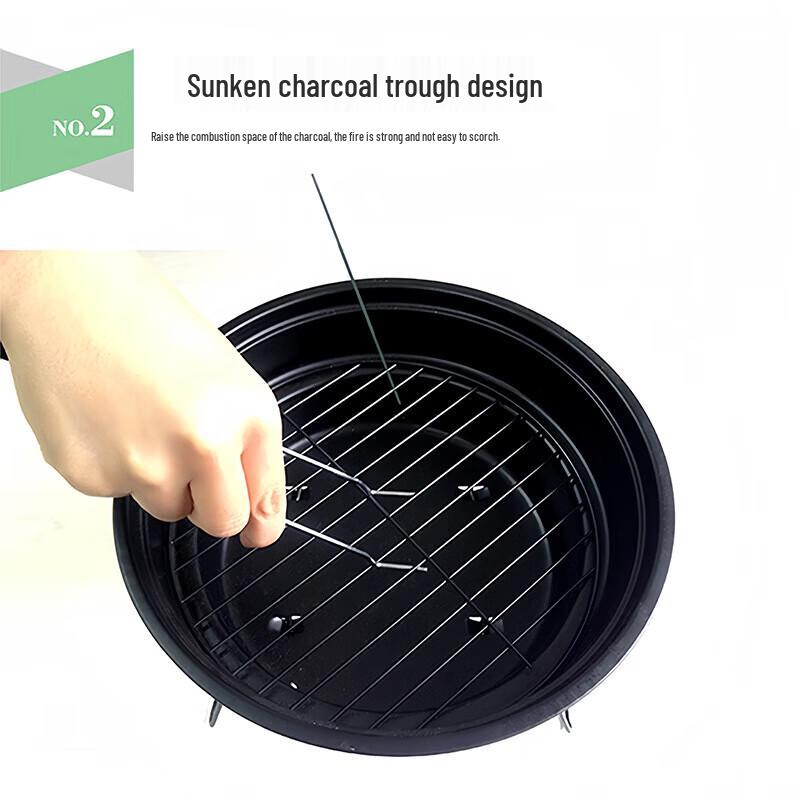 Seashore KL-08 Foldable Iron BBQ Grill
