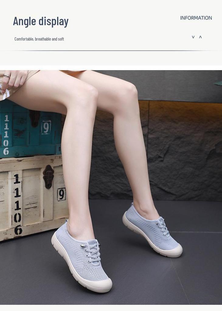 Women's Slip-On Casual Shoes - Comfortable, Non-Slip, Wear-Resistant Cloth Shoes for Spring and Autumn