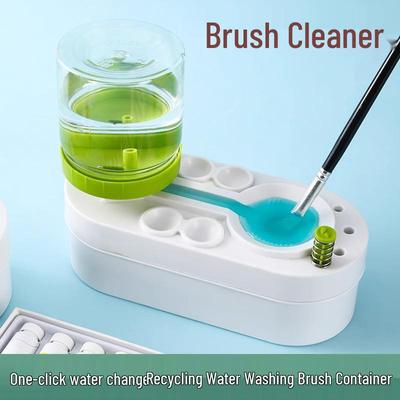 Nettoyant de Pinceaux Compact pour Pinceaux d'Aquarelle et de Peinture à l'Huile