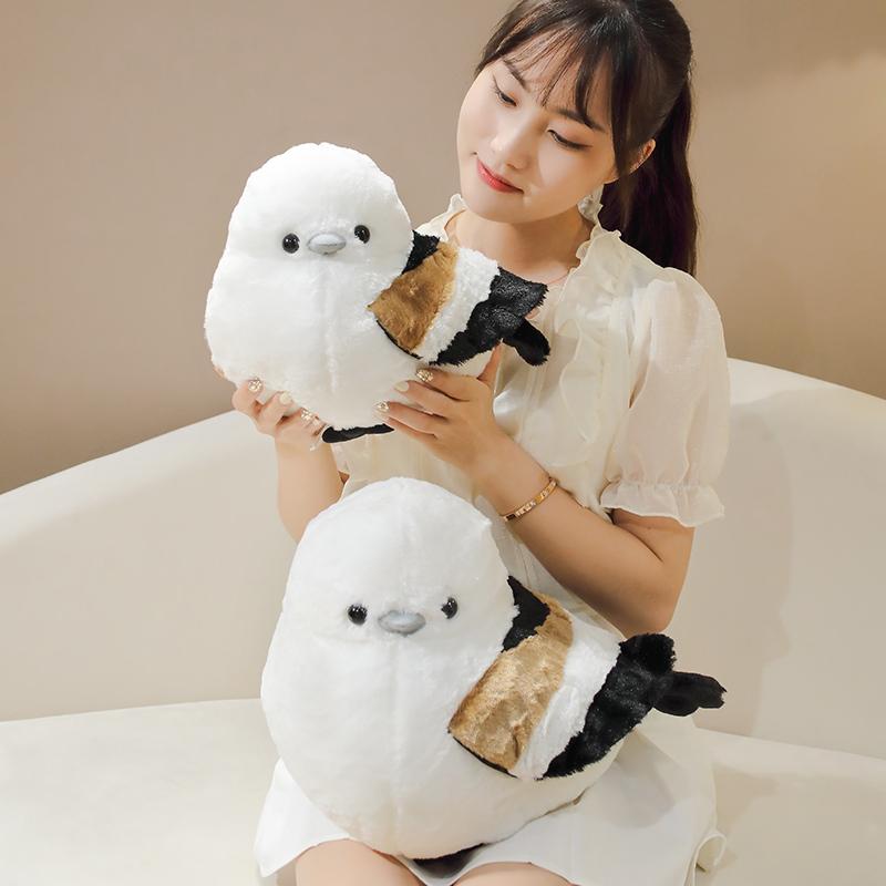 25-32cm Süßes Sperlings-Stofftier Kuscheltier Vogel Weiche Puppe Meise Niedlich Mode Geschenke für Grundschüler Kinderzimmer Dekoration