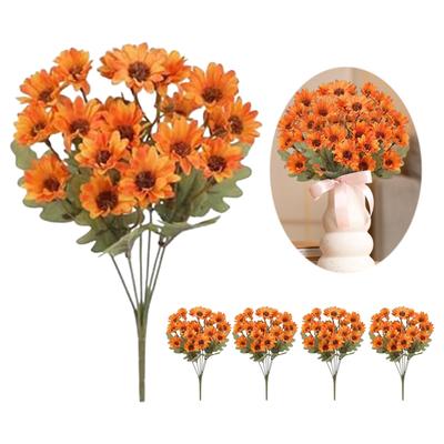 Konstgjorda Höstblommor Falska Krisantemum Höst Konstgjorda Växter för Utomhus Inomhus Trädgård Heminredning