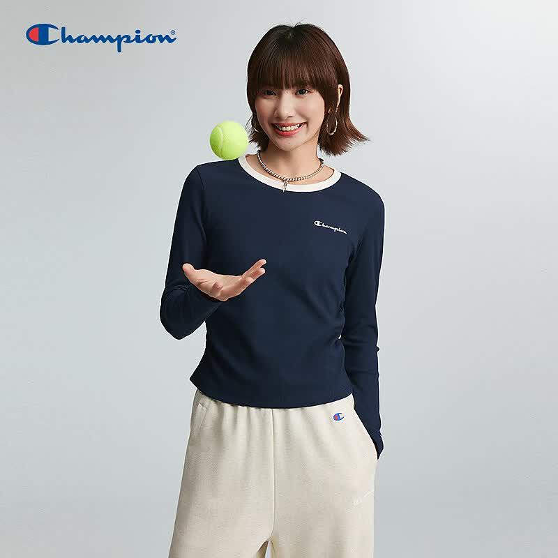 Champion Women's Retro Colorblock Long Sleeve T-shirt