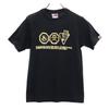 A Bathing Ape Print Short Sleeve T-shirt XS Black Series Women Used
