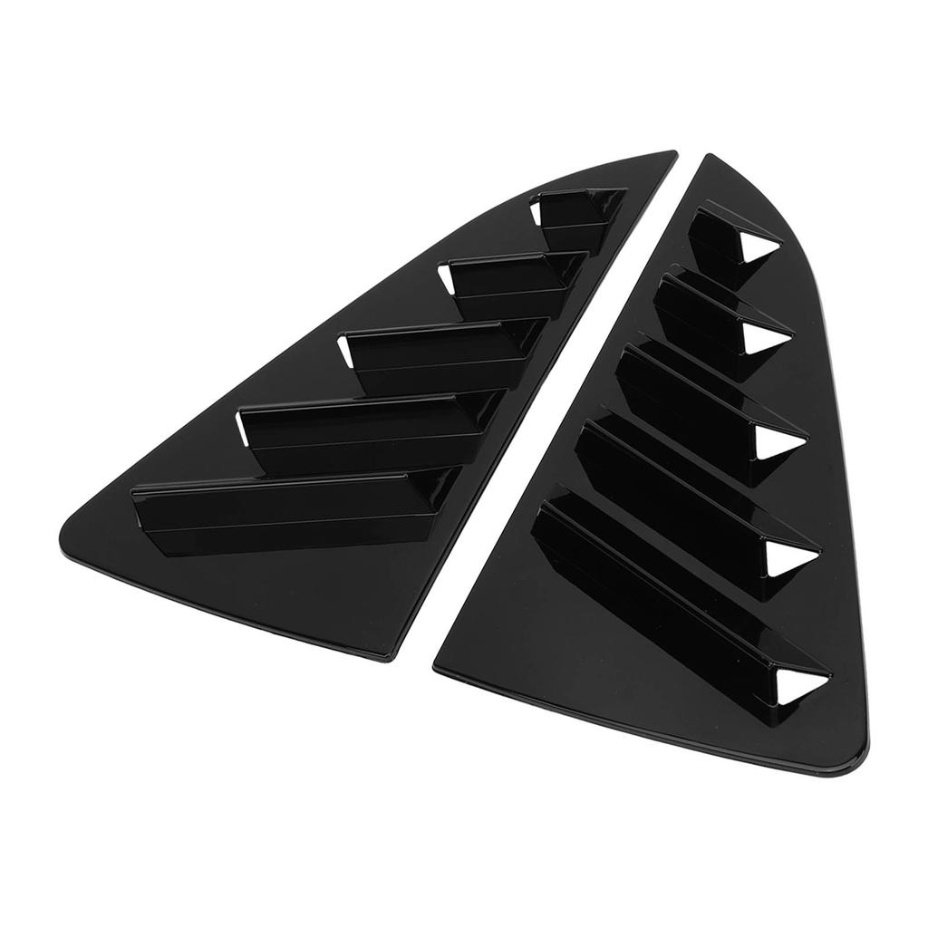 1Pair Side Window Louver Cover Protective Stylish Rugged Window Triangular Shutters Trim For Mk5 6R