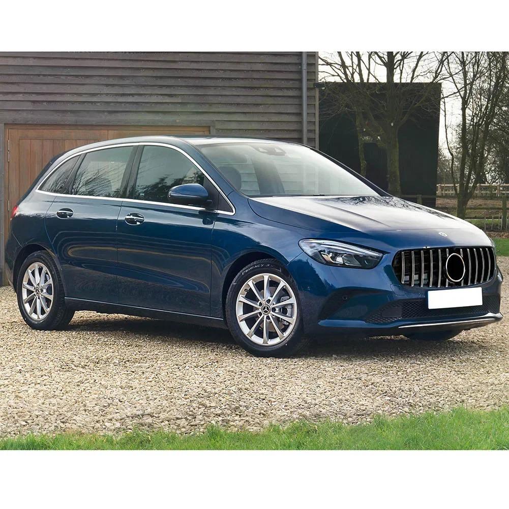 Compatible with 20-23 Mercedes B W247 Front Bumper Air Intake Grille - Full Star GT ABS Replacement