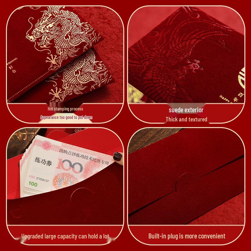 2025 Wedding Red Envelope Gift Bag - Ten Thousand Yuan Best Friend Edition