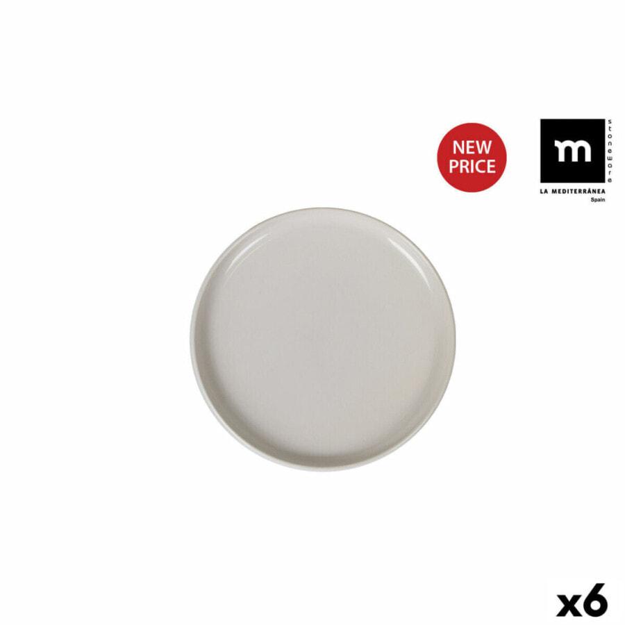

Плоская тарелка La Mediterranea Ivory Круглая (6 штук)