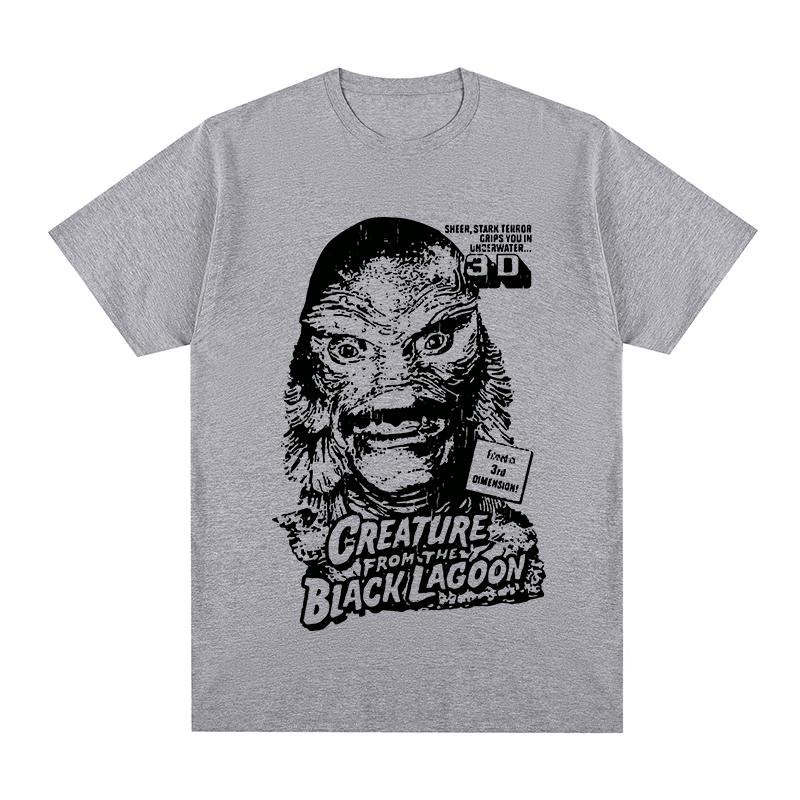 Creature from the Black Lagoon Vintage T-shirt Retro Style Black Female Lovers Cotton Men T Shirt New TEE TSHIRT Womens Tops