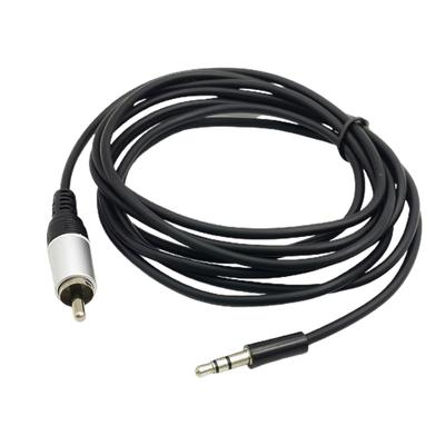 High Quality 2M 3.5mm Jack To RCA Single Plug Audio Cable Enjoy Seamless Audio Transmission Converter Cord Wire