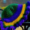 Handmade Crochet Bucket Hat for Woman Teen Outdoor Fisherman Hat Ruffled Brim Winter Windproof Carnivals Hat