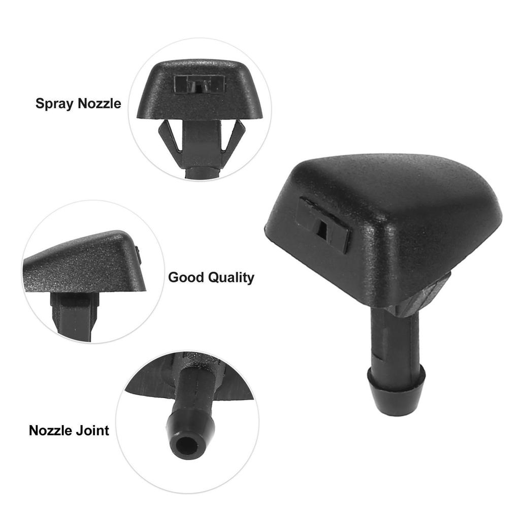 Universal Car Windshield Washer Nozzle Spray Jet Adjustable Water Sprayer Wiper Cleaning Replacement Accessory