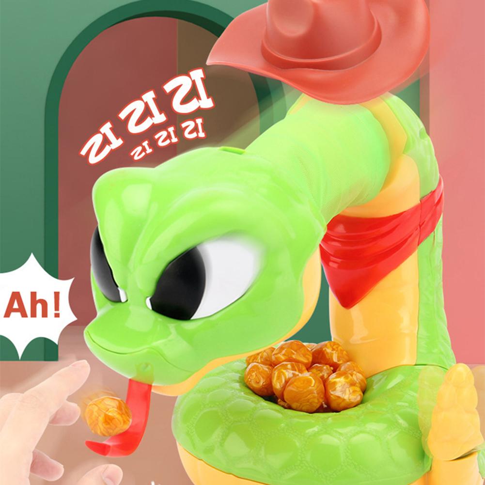 Electric Scary Rattlesnake Trick Toy Funny Desktop Multiplayer Interactive Toy Party Game Biting Hand Rattlesnake Antistress Toy