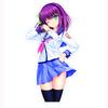Blue Select Angel Beats! Yuri Extra Large Acrylic Stand (35cm Total Length / 12cm Base) - Acrylic