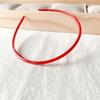 Bright Color Hairband Women Plastic Solid Color Thin Edge Toothed Non-slip Hair Hoop Headbands Girls Hair Accessories