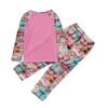 Christmas Print Family Matching Long Sleeved Parent-child Suit Home Clothes Suit
