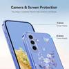 Für Samsung Galaxy A37 5G Hülle Schmetterling Blumenmuster Druck TPU Handy Rückseite