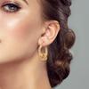 925 Silver Earrings Luxury Rose Gold Color Heart Star Moon Earrings for Women Wedding Party Fashion Jewelry Joyas