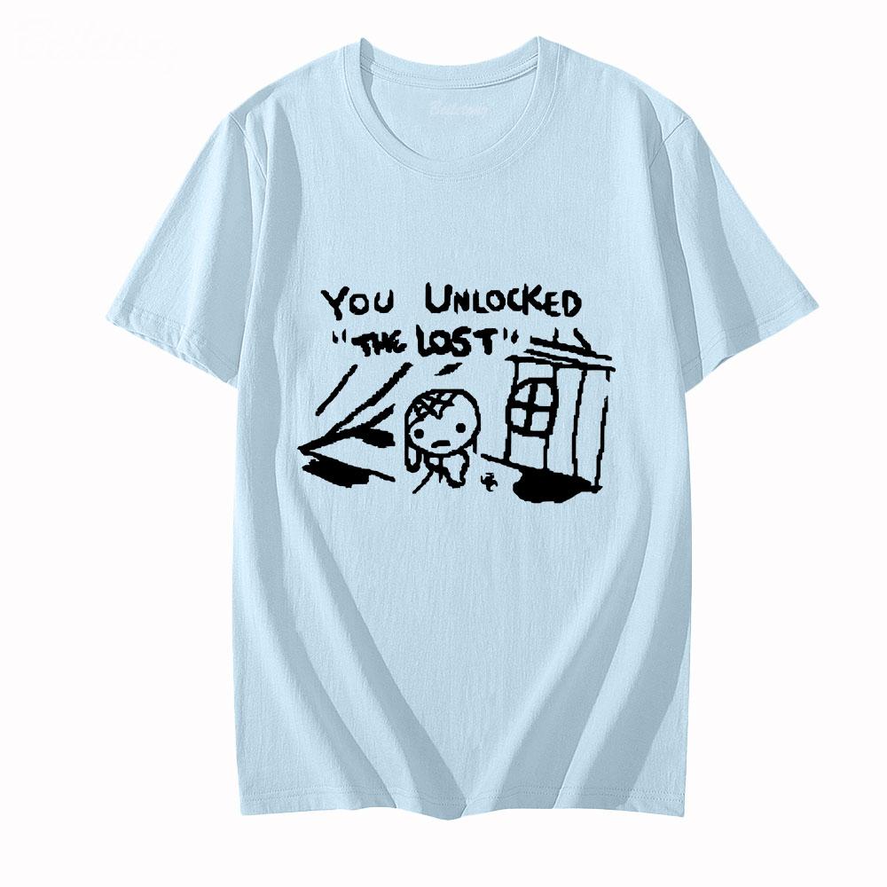 The Binding of Isaac Cartoon Kleidung Herren Übergroßes T-Shirt Hip Hop 100% Baumwolle T-Shirts Harajuku Mode T-Shirts Kurzarm Tops