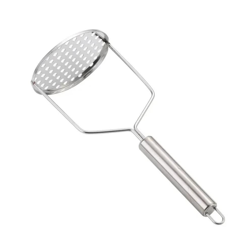 Kartoffelstampfer aus Edelstahl, manuelle Kürbismühle, Yamswurzelpresse, mehrere Formen, Gemüsepüree-Zerkleinerer, Küchenzubehör
