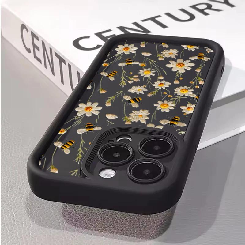 Custodia Floreale con Stampa Margherite INS Per Infinix Note 40 Hot 50 40 Pro 30i 30 Play 40i Smart 10 Plus 9 8 GT 30 Tecno Spark 30C 10 Pro 20C