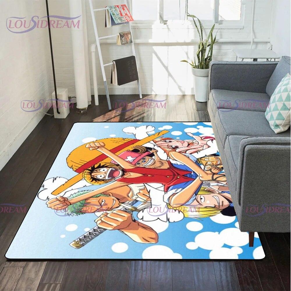Japanese Pop Anime Carpet for Living Room Rugs Soft Floor Cartoon Rugs Bathroom Rug Home Bedroom Decor Fans Gift