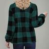 Dames- En Winter Losse Casual Lange Mouw Capuchon Pluche Ritsjas