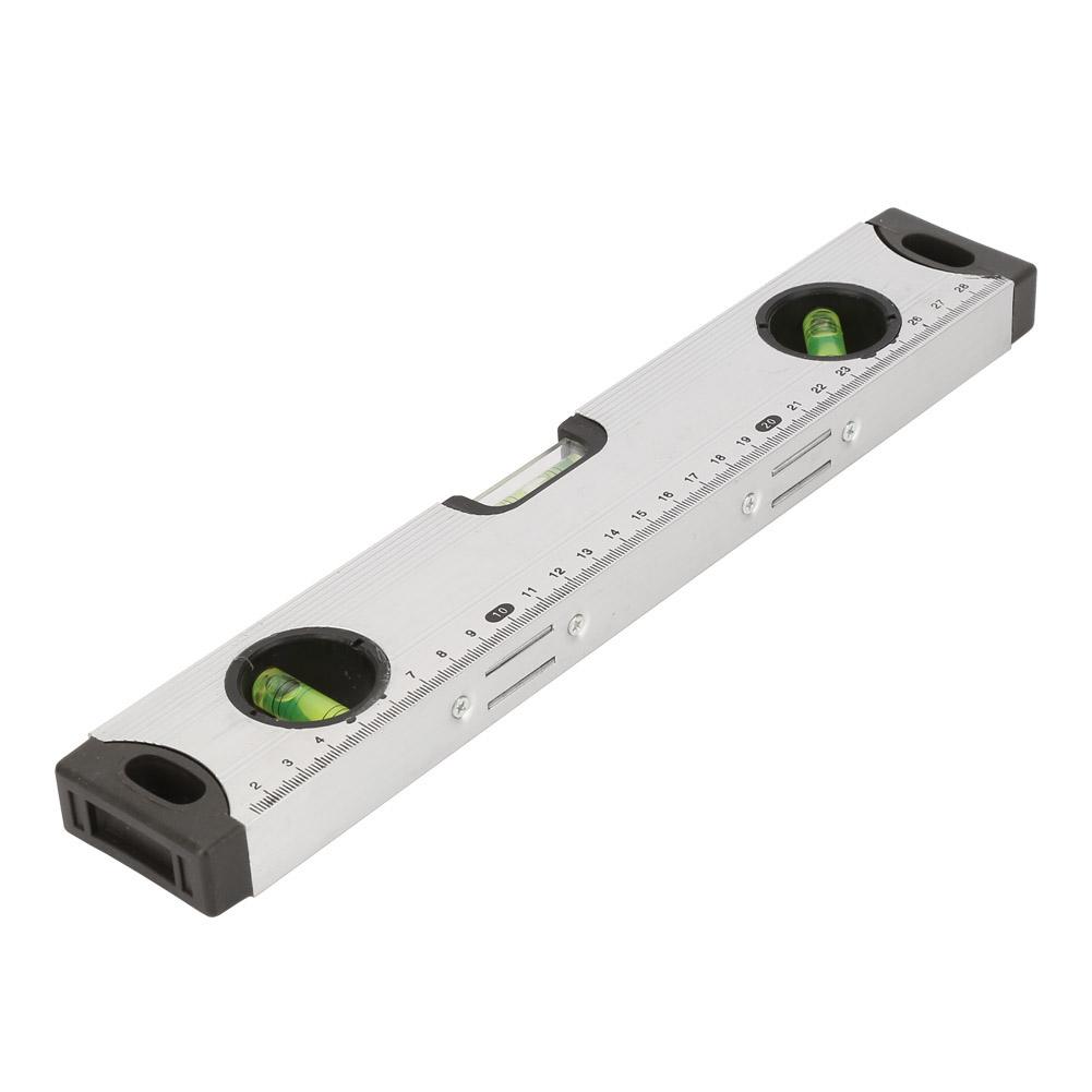 3060cm Aluminum Alloy Spirit Level Ruler Gauge Measure Tool Magnetic Bubble Level Ruler(30cm)