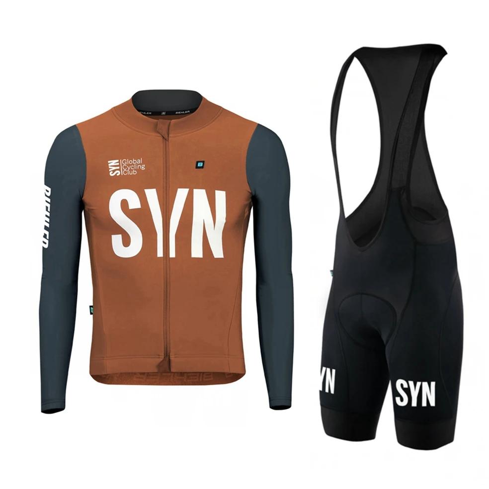 

Sleeve Men s Cycling Apparel Close-fitting Road Cycling Race Jersey and Reflective Logo Bib Shorts 2026 Autumn Breathable Cycling Suit XS