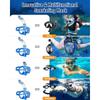 Multifunctional Snorkel Swim Mask That Anti-Fog Anti-Leak Snorkel Mask Set for Free Swim Professional Snorkeling Gear Adults Kid