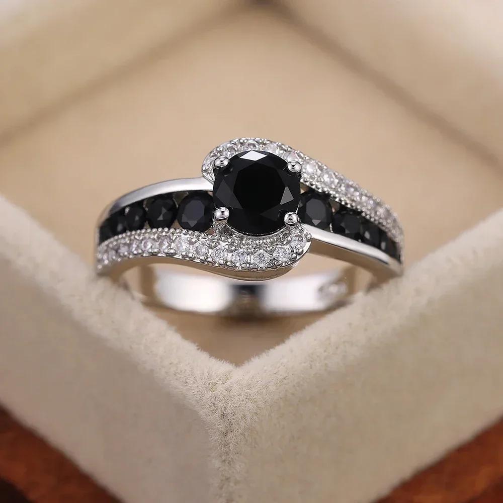 2026 New High end Women s Wedding Ring Dazzling Crystal Zircon Exquisite Gift Top Quality Women s Classic Zircon 6