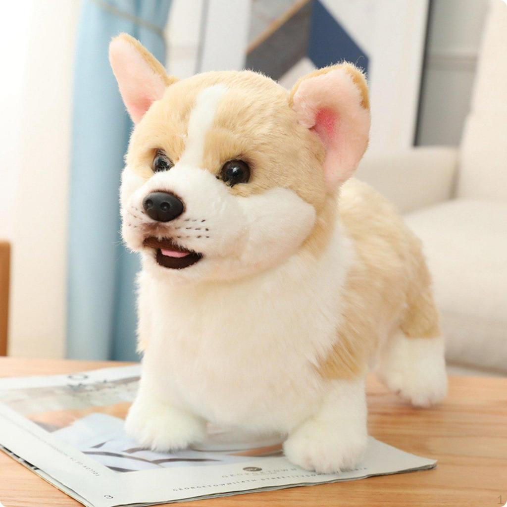 Realistisches Hunde-Stofftier Geburtstagsgeschenk Rasse gestickt