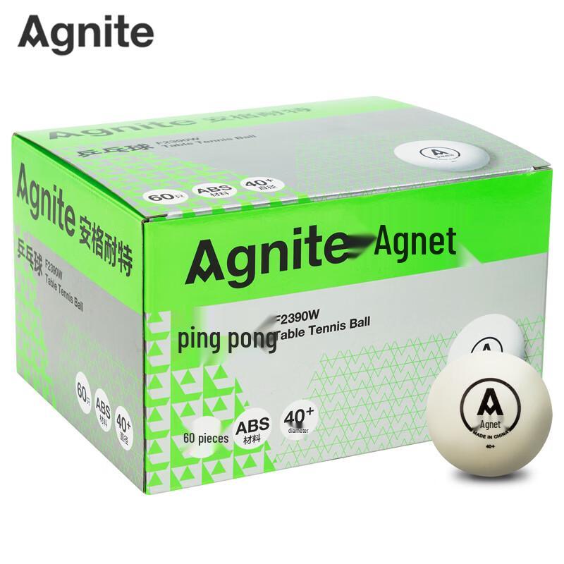 Deli Anglite Pro Table Tennis Balls 60-Count