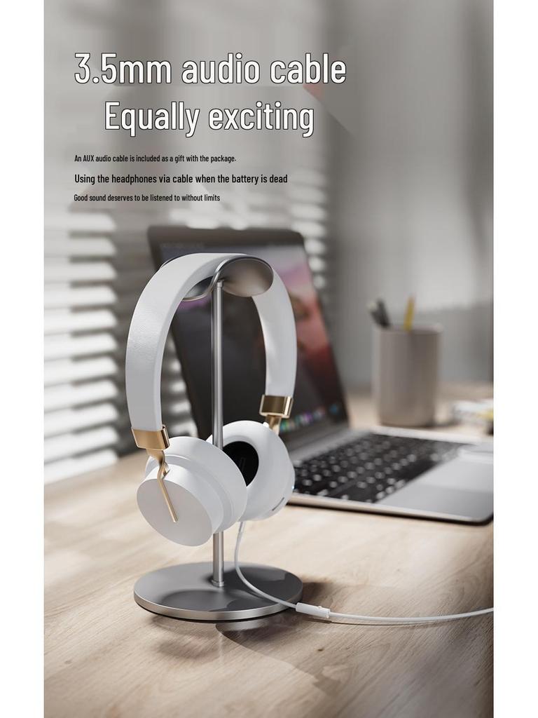Over-Ear Bluetooth Headphones: Ultra-Long Battery, No Latency, Perfect for Sports & Gaming