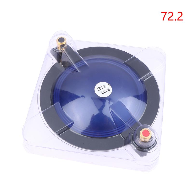 New 1Pc 34.4/44.4/51.2/72.2/74.5MM Titanium Film Tweeter Voice Coil Membrane Copper Wire DIY Treble Speaker Blue Repair