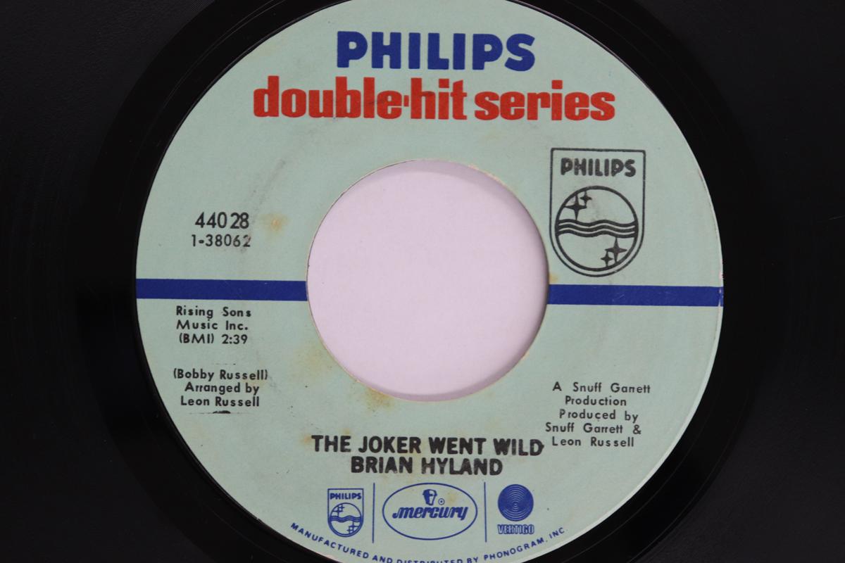 

7inch Record BRIAN HYLAND - Joker Went Wild 44028 PHILIPS US Soul/Funk Used