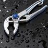Universal Pipe Plier Wrench Mini Portable Multi-functional Water Pipe Clamp Adjustable Tool For Narrow Space Plumbing & Repairs