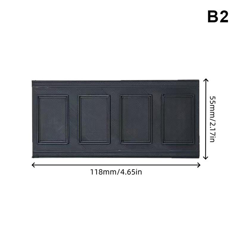 1Pcs Role Play Doll House Accessories Dollhouse Square Wall Skirt Wall Panel For Micro Landscape Window Display