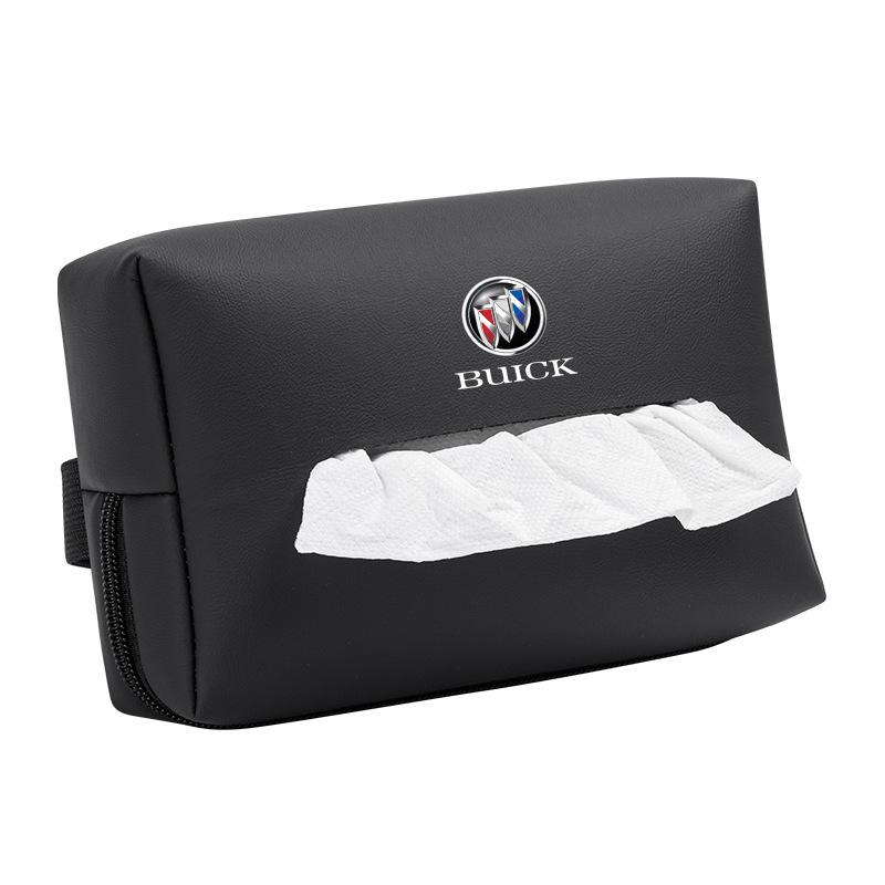 Buick Car Tissue Box for Excelle GT, Verano, Envision, Encore, Encore GX - Armrest-mounted Pull-out Tissue Pack