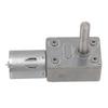 DC Gear Motor Micro High Torsion Speed Reduction Turbine Electric Self Locking Reversible Worm Gearbox 12V M8x33mm