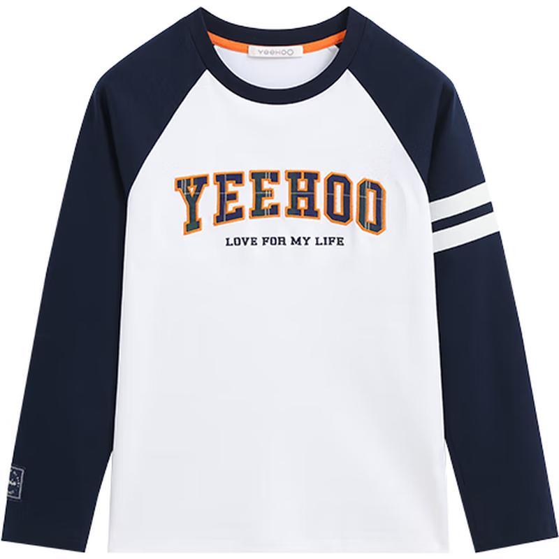 YEEHOO Boys  Long Sleeve Cotton T-Shirt 110