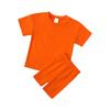 Kid Patriotic Outfit - Short Sleeve & Shorts 2-Piece Set For Girl