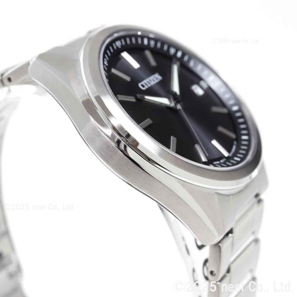 Citizen KOLLEKTION Herrenuhr, 3-Zeiger-Modell, Solarbetriebene Eco-Drive, 5 ATM Wasserdichtigkeit, Basic Silber/Schwarz, AS1080-65E