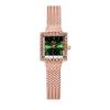 Mesh Belt Retro Square Women'S Watch Luxury Diamond-Encrusted High-End Watch Women'S Quartz Watch