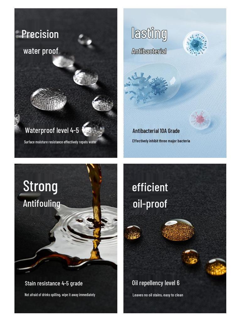 Women's Summer Cotton Three-Protection Short Sleeve T-Shirt: Waterproof, Oil-Proof, Stain-Proof