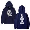 Singer Canserbero All We Need Is Love Song Double Sided print Hoodie Men women hip hop punk streetwear Unisex Fleece Sweatshirt