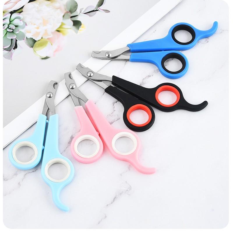 Pet Nail Clippers Stainless Steel Dog Cat Claw Trimmer Small Animal Grooming Scissors for Squirrels Paw Care Cutting Tool