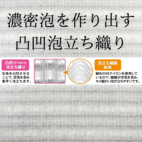 Towa Sangyo Body Towel, Super Foam Silver, Antibacterial, Super Foam Silver, Antibacterial, Firm, Nylon Towel, Gray