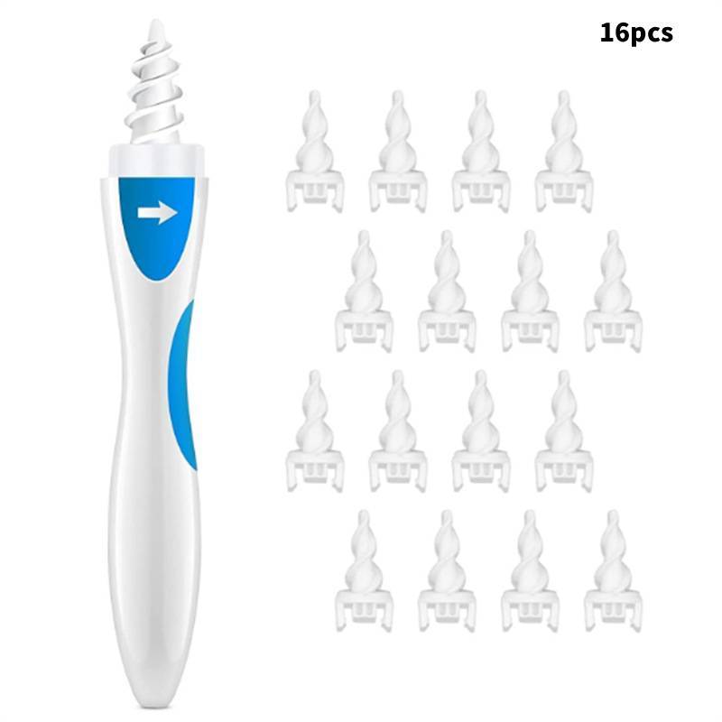 Silicone Spiral Ear Cleaning Tool Set For Safe Ear Hygiene And Personal Care