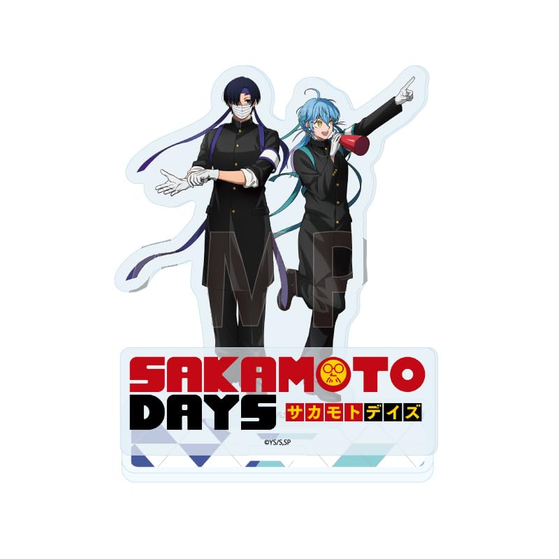 SAKAMOTO DAYS 06 Акао Акира и Сэйба Мафую Версия с черлидингом. [Оригинальная иллюстрация] Акриловая подставка